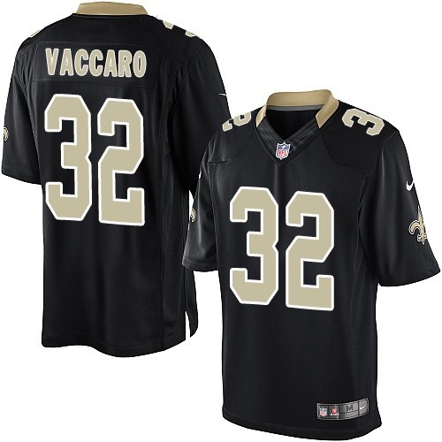 Men's Limited Kenny Vaccaro Nike Jersey Black Home - #32 NFL New Orleans Saints